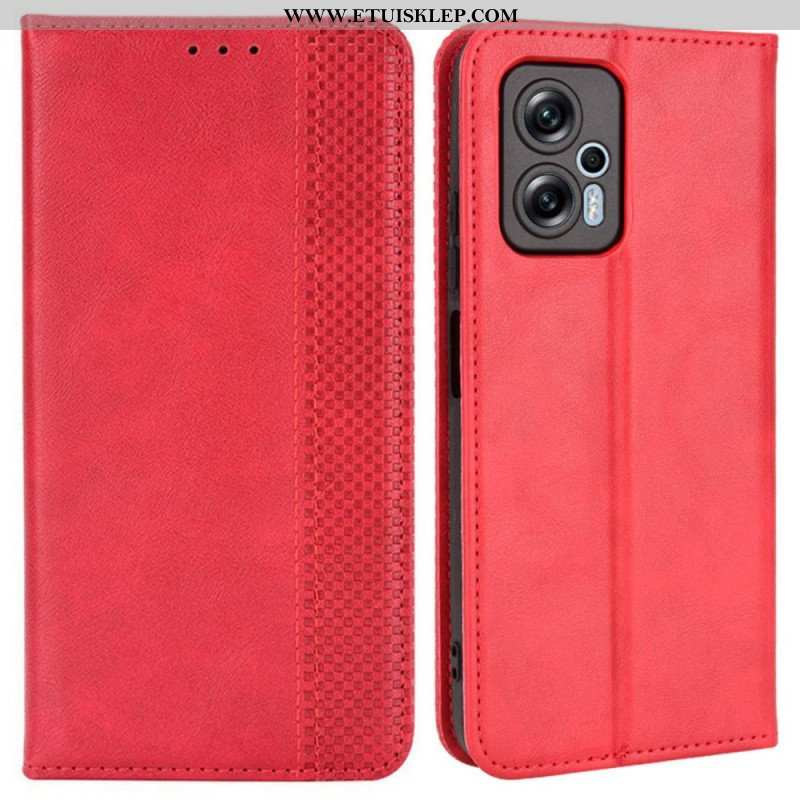 Etui Na Telefon do Poco X4 GT Etui Folio Stylizowany Skórzany Styl